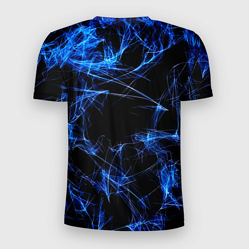 Мужская спорт-футболка Monster energy искры дымы / 3D-принт – фото 2