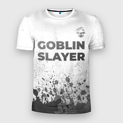 Мужская спорт-футболка Goblin Slayer - white gradient посередине