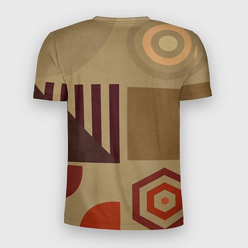 Мужская спорт-футболка Геометрические фигуры 2025 / 3D-принт – фото 2