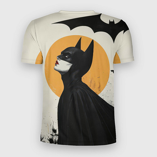 Мужская спорт-футболка Девушка Бэтмен / 3D-принт – фото 2