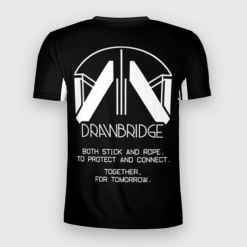 Мужская спорт-футболка Drawbridge Death stranding 2 on the beach / 3D-принт – фото 2