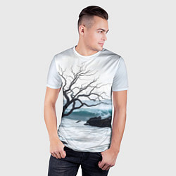 Футболка спортивная мужская Дерево в море, цвет: 3D-принт — фото 2