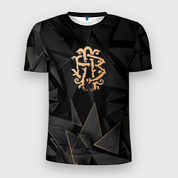 Мужская спорт-футболка Nickelback golden poly