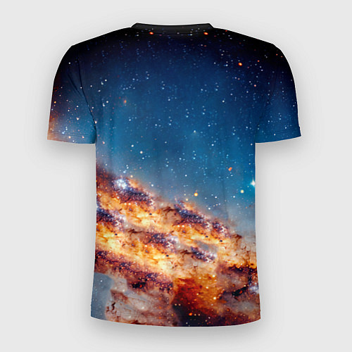 Мужская спорт-футболка Криштиану Роналду в космосе / 3D-принт – фото 2