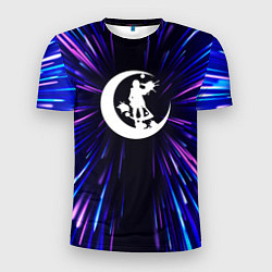 Футболка спортивная мужская Angels of Death neon energy, цвет: 3D-принт