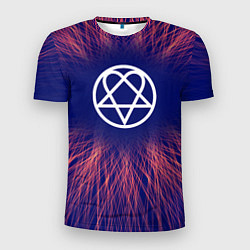 Футболка спортивная мужская HIM red energy, цвет: 3D-принт