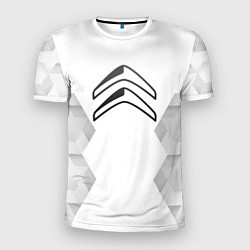 Мужская спорт-футболка Citroen white poly