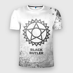 Мужская спорт-футболка Black Butler - white gradient