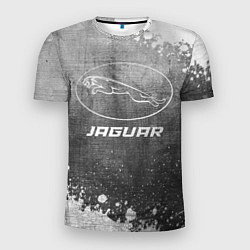 Мужская спорт-футболка Jaguar - grey gradient