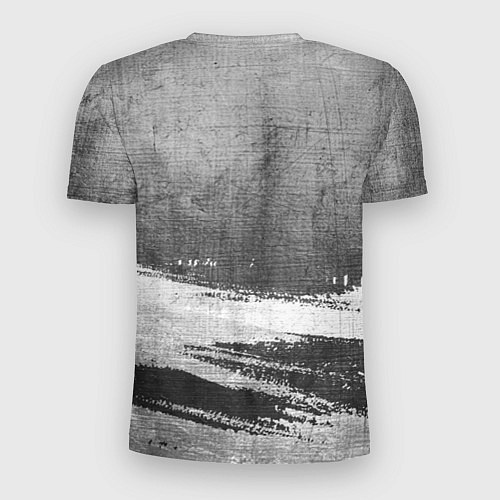 Мужская спорт-футболка Disturbed - grey gradient посередине / 3D-принт – фото 2