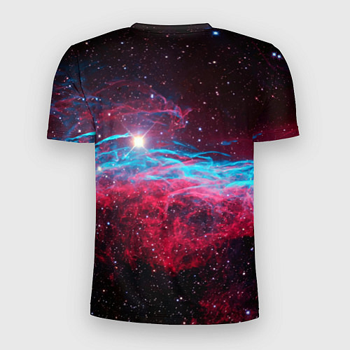 Мужская спорт-футболка Далматинец бравый космонавт - нейроарт / 3D-принт – фото 2
