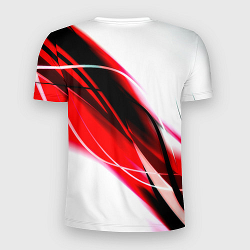 Мужская спорт-футболка Nasa абстрактные полосы / 3D-принт – фото 2