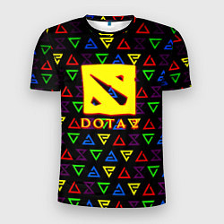 Мужская спорт-футболка Dota pattern witcher