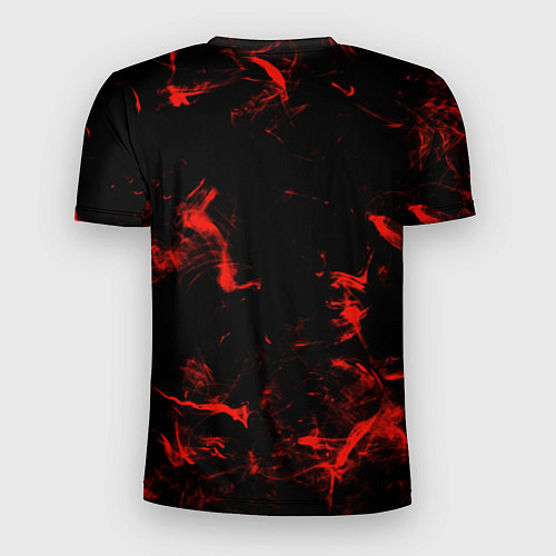 Мужская спорт-футболка Color red black / 3D-принт – фото 2