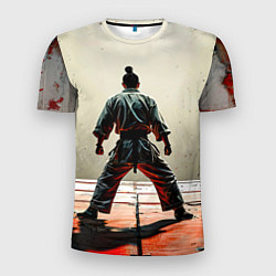 Мужская спорт-футболка Боец боевых искусств