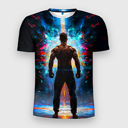 Мужская спорт-футболка Крав-мага боец