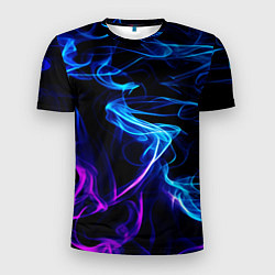 Мужская спорт-футболка Color blue pink
