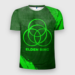Футболка спортивная мужская Elden Ring - green gradient, цвет: 3D-принт