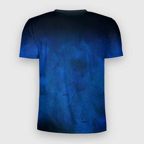 Мужская спорт-футболка Дастин Порье на синем / 3D-принт – фото 2