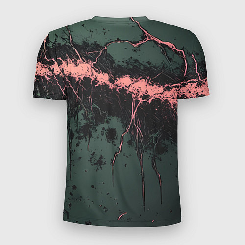 Мужская спорт-футболка Гранж потертая текстура / 3D-принт – фото 2