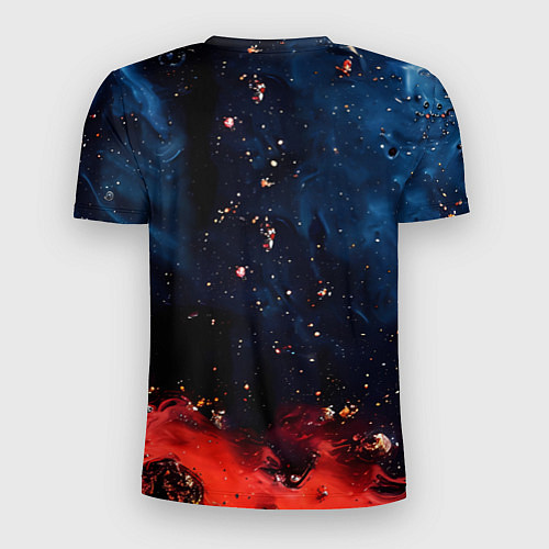 Мужская спорт-футболка Багровый туман / 3D-принт – фото 2