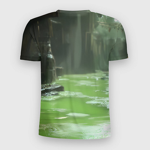 Мужская спорт-футболка Джейд в кислоте мортал комбат / 3D-принт – фото 2