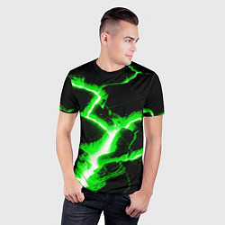 Футболка спортивная мужская Разлом, цвет: 3D-принт — фото 2