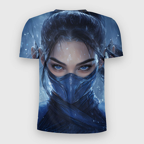 Мужская спорт-футболка Боец Китана Мортал комбат / 3D-принт – фото 2