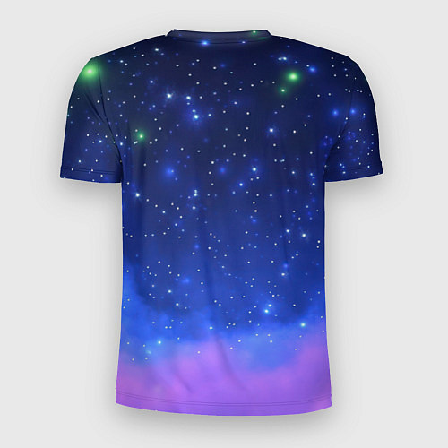 Мужская спорт-футболка Inzoi на звездном небе / 3D-принт – фото 2