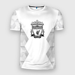 Мужская спорт-футболка Liverpool white poly