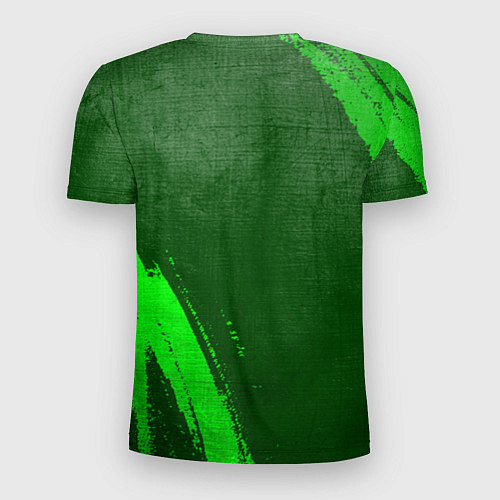 Мужская спорт-футболка Lexus - green gradient вертикально / 3D-принт – фото 2