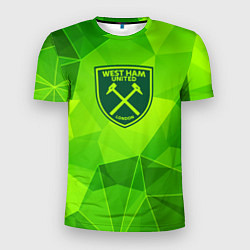 Мужская спорт-футболка West Ham green poly