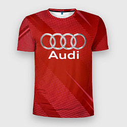 Мужская спорт-футболка Audi - абстракция