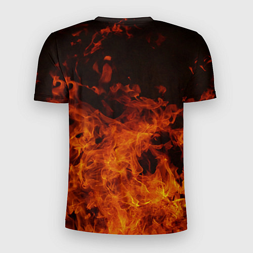 Мужская спорт-футболка Пламенная Мавуика - Genshin Impact / 3D-принт – фото 2
