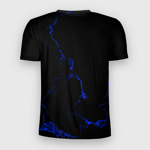 Мужская спорт-футболка Color black blue / 3D-принт – фото 2