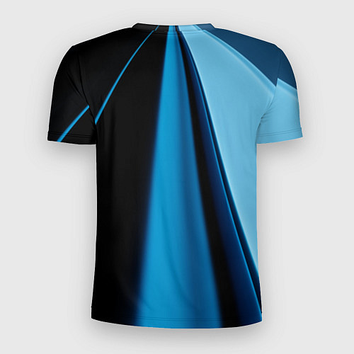 Мужская спорт-футболка Black blue / 3D-принт – фото 2