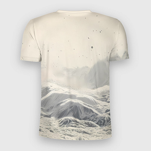 Мужская спорт-футболка Бурый медведь и герб РФ / 3D-принт – фото 2