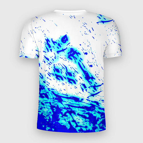 Мужская спорт-футболка Daysgone голубые краски / 3D-принт – фото 2