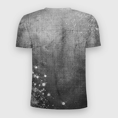 Мужская спорт-футболка Thirty Seconds to Mars - grey gradient вертикально / 3D-принт – фото 2
