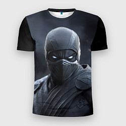 Мужская спорт-футболка Нуб Сайбот черный призрак