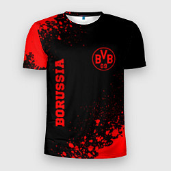 Футболка спортивная мужская Borussia - red gradient вертикально, цвет: 3D-принт
