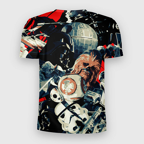 Мужская спорт-футболка Звездные войны персонажи / 3D-принт – фото 2