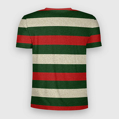 Мужская спорт-футболка Цветные лини текстура ткани / 3D-принт – фото 2