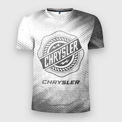 Мужская спорт-футболка Chrysler - white gradient
