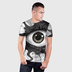 Футболка спортивная мужская Глаз и щупальца - психоделика, цвет: 3D-принт — фото 2