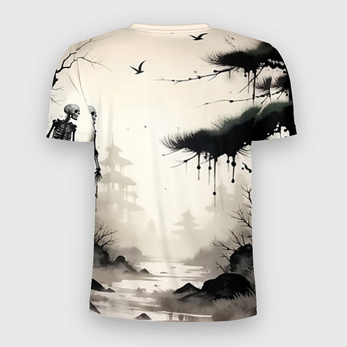 Мужская спорт-футболка Путник / 3D-принт – фото 2