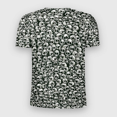 Мужская спорт-футболка Черепки паттерн / 3D-принт – фото 2