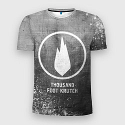 Футболка спортивная мужская Thousand Foot Krutch - grey gradient, цвет: 3D-принт