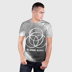 Футболка спортивная мужская Elden Ring - grey gradient, цвет: 3D-принт — фото 2