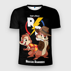 Футболка спортивная мужская Чип и Дейл - rescue rangers, цвет: 3D-принт